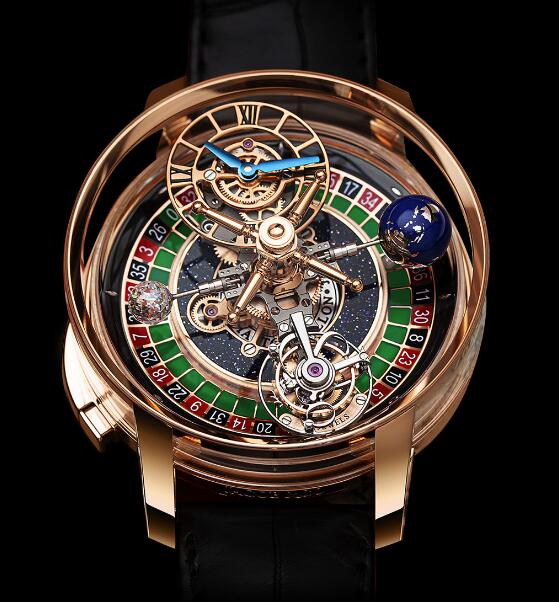 Buy Jacob & Co Astronomia Casino Green Roulette AT160.40.AB.UA.ABALA Replica watch